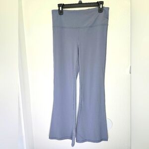 Athleta Elation Flare Pant Leggings BlueStar Yoga Athletic Athleisure Sz Large
